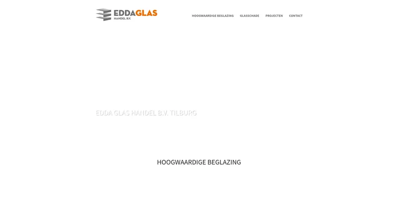 Website van Edda Glas B.V.