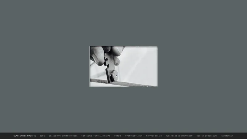Website van glasservice maurice