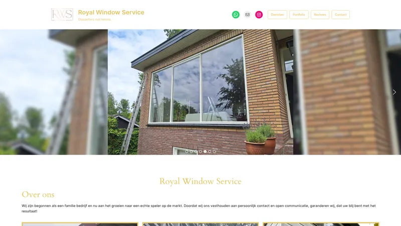 Website van Royal Window Service | Glasdeals.nl