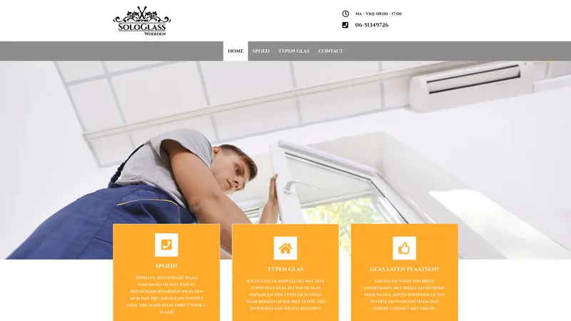 Website van SoloGlass