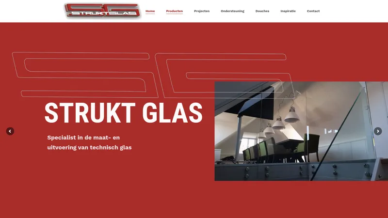 Website van struktglas