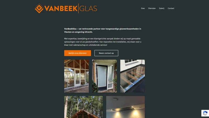Website van Vanbeekglas